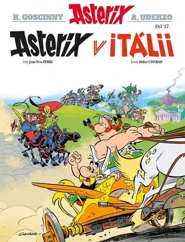 Komiksy Asterix 37 - Asterix v Itálii, 3. vydání - René Goscinny,Albert Uderzo,Michal Lázňovský