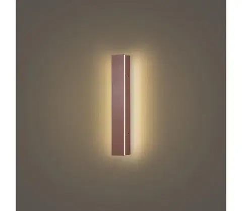LED osvetlenie BRILAGI - vonkajšie nástenné LED svietidlo LINEAR LED/8W/230V 3000K IP65 30 cm hnedé CRI 90 BRI827