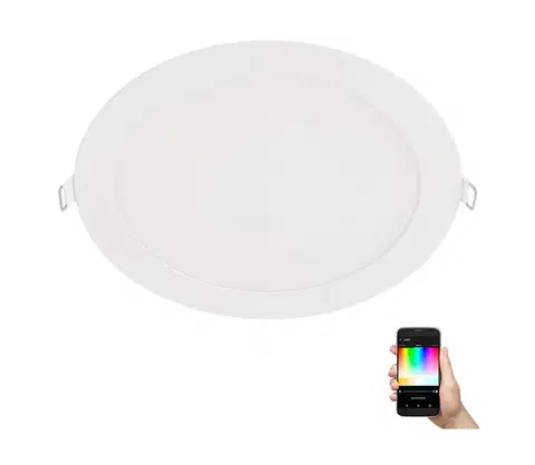 Svietidlá Eglo 32315 - LED RGBW stmievateľné podhľadové svietidlo FUEVA-CW LED/16W/230V pr. 22,5 cm biela 32315