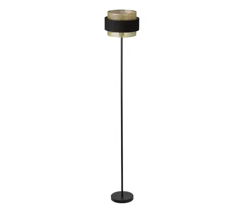 Lampy Osram - Stojacia lampa DECOR HORNET 1xE27/10W/230V čierna/zlatá 4058075847927