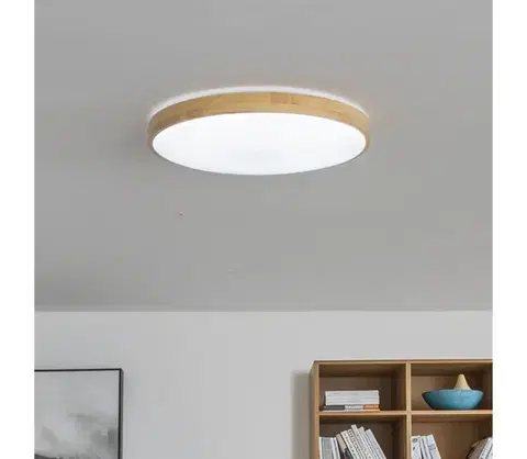 Svietidlá BRILAGI - stmievateľné LED stropné svietidlo PINE LED/24W/230V + diaľkové ovládanie BRLD400-24W/LED/SD