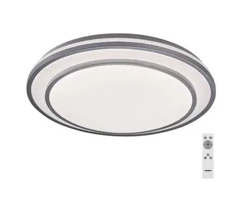 Svietidlá Rabalux 2131 - LED stmievateľné stropné svietidlo LUPITA LED/40W/230V strieborné + diaľkové ovládanie 2131