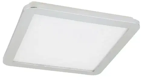 Stropná svetla Minimalistické stropné svietidlo do kúpeľne NEXIT – strieborný chróm 40 cm – LED 3000K 24W IP44 stmievateľné stropné svietidlo