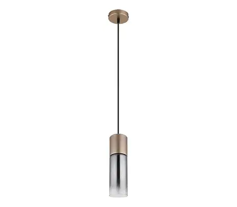 Svietidlá Globo 21000HCA - Závesné svietidlo ANNIKA na lane 1xE27/25W/230V, priemer 10,5 cm 21000HCA