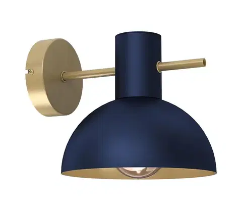 Svietidlá  Nástenná lampa ESTATE MINI 1xE27/15W/230V modrá 4375
