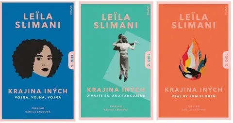 Historické romány Krajina iných I, II, III - Leila Slimani,Kamila Laudová