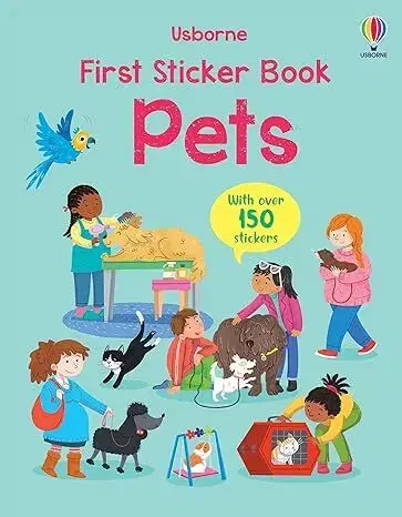 Nalepovačky, vystrihovačky, skladačky First Sticker Book Pets - Kristie Pickersgill,Manuela Berti