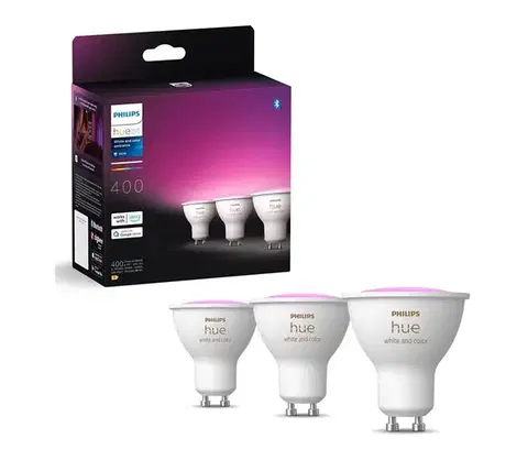 Žiarovky SADA 3x LED RGBW Stmievateľná žiarovka Philips Hue WACA GU10/4,2W/230V 2000-6500K 8720169229877