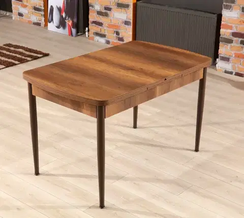 Jedálenské stoly Extendable Dining Table Trend Barok - Walnut, Brown