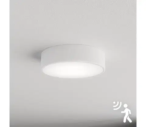 Svietidlá BRILAGI - Stropné svietidlo so senzorom CLARE 2xE27/40W/230V pr. 30 cm biela 8590828405832