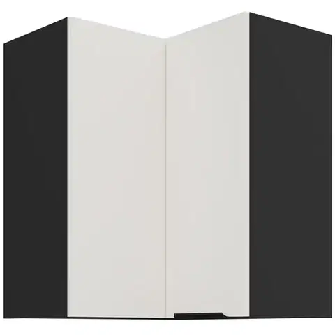Kuchynské skrinky visiace Kuchynská skrinka Aria-Wh/Bl Anti Fingerprint 60x60 Gn-72 2f (90°)