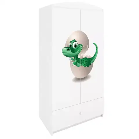 Skrine do izieb Skriňa Babydreams Biely – Dino