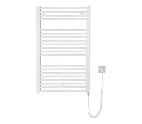 Svietidlá Aqualine - Kúpeľňový elektrický radiátor DIRECT-E 400W  96x60 cm biela ILE96T