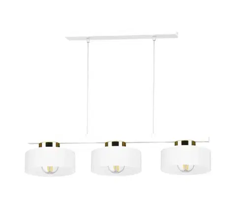 Svietidlá Keter Lighting Závesný luster IGNIA 3xE27/60W/230V biela/zlatá 3402