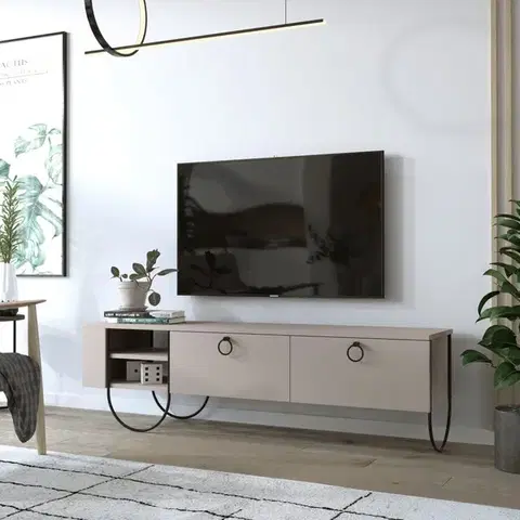 TV stolíky TV stolík Norfolk Tv Stand - Light Mocha