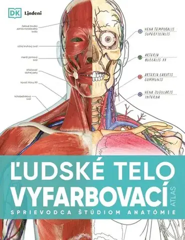 Ľudské telo, človek Ľudské telo - vyfarbovací atlas - Gabriela Hešková