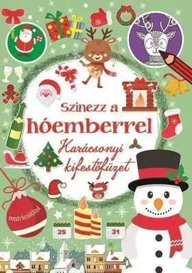 Pre deti a mládež - ostatné Színezz a hóemberrel