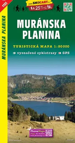 Turistika, skaly Muránska planina 1:50 000