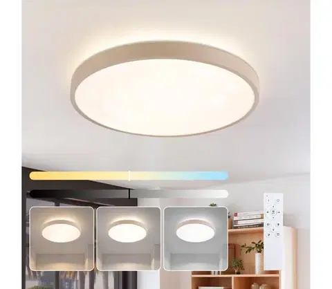 Svietidlá BRILAGI - stmievateľné LED svietidlo GLASS POOL DOUBLE LED/60W/230V 50 cm béžová + DO BRI746