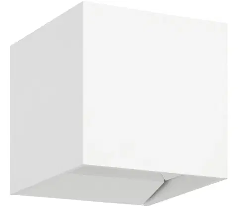 LED osvetlenie Eglo 901063 - LED Vonkajšie nástenné svietidlo CALPINO 2xLED/2,8W/230V IP54 biela 901063