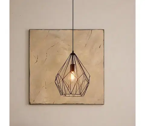 Svietidlá Eglo 49257 - Luster VINTAGE 1xE27/60W/230V 49257