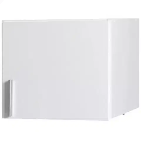Nadstavce na skrine Nadstavec na skriňu Snow 47 cm  lesklá/biela alpská  01a