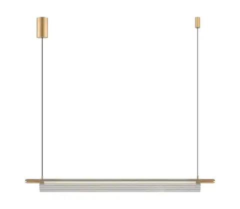 Svietidlá Zuma Line 003064-034746 - LED luster na lankách ARCUS LED/14W/230V zlatý DU31835/14W