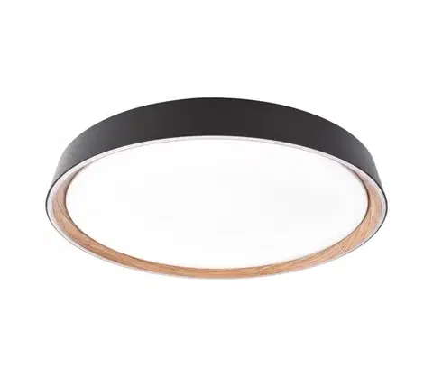 Svietidlá  LED stmievateľné stropné svietidlo ILVI LED/30W/230V 2700-6500K pr. 40 cm čierna/bežová+DO ZM5116
