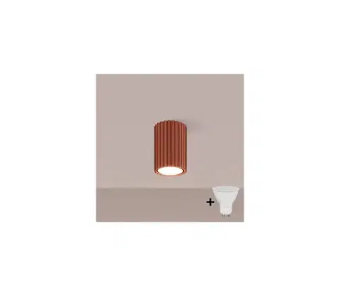 Svietidlá BRILAGI - LED bodové svietidlo CRESTO 1xGU10/10W/230V 10 cm červené BR.1625