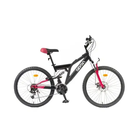 Bicykle Odľahčený juniorský celoodpružený bicykel Olpran Culex 24" - model 2026 • 150-165 cm • 14,6 kg čierna/červená - 15" (150-165 cm)