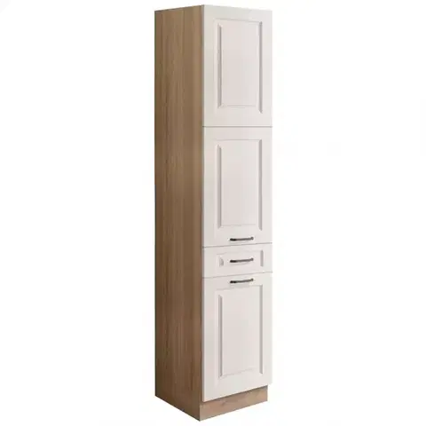 Kuchynské skrinky stojace Kuchynská skrinka Smart 19D Sonoma/biely Mat