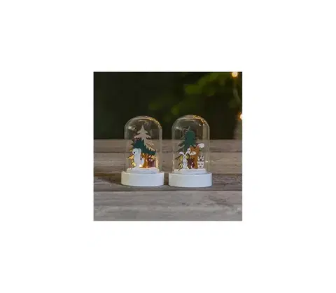 Vianočné dekorácie Eglo 411295 - SADA 2× LED vianočných dekorácií FOREST FRIENDS LED/0,03W/1xCR2032 271-83