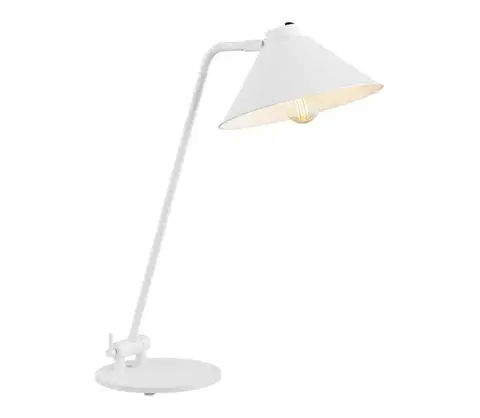 Lampy Argon 4996 - Stolná lampa GABIAN 1xE27/15W/230V biela 4996