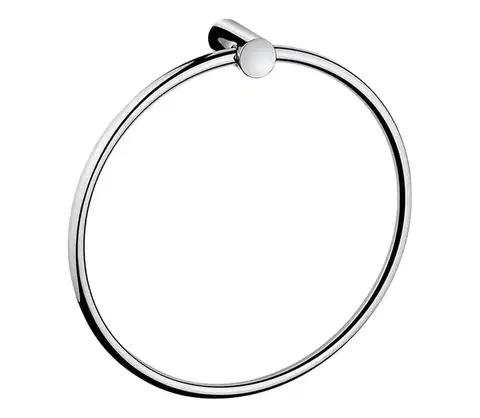 Svietidlá NIMCO BR 11060L-26 - Nástenný vešiak na uteráky BORMO pr. 20 cm lesklý chróm BR 11060L-26