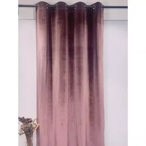 Závesy do spálne Záves na priechodkách UP 012 PLAIN NL174-27/350G/M2 140X250