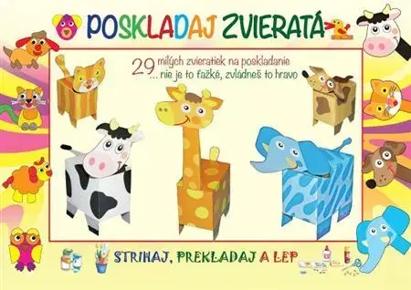 Výrobky z papiera Poskladaj zvieratá