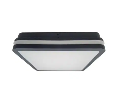 Svietidlá  LED Kúpeľňové stropné svietidlo so senzorom ELLÉ LED/24W/230V 26x26 cm IP54 antr 008 0001190