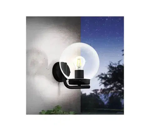 Svietidlá Eglo 99598 - Vonkajšie nástenné svietidlo TAVERNA 1xE27/28W/230V IP44 99598