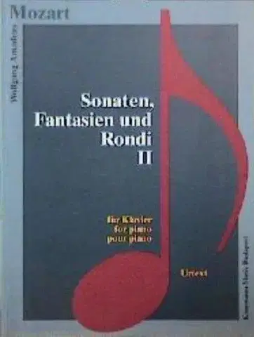 Hudba - noty, spevníky, príručky Mozart, Sonaten, Fantasien und Rondi II - Wolfgang Amadeus Mozart
