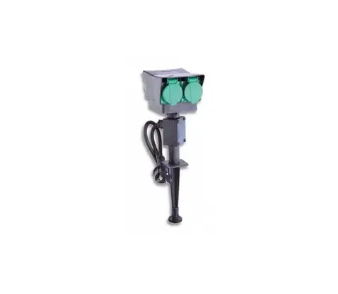 Záhradné lampy  XHWS-F03 - Vonkajší zásuvkový stĺpik 4Z IP44 XHWS-F03