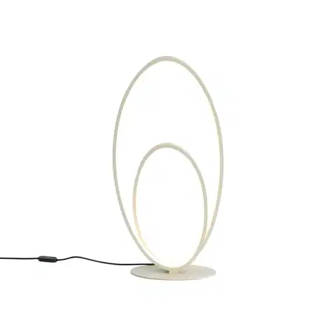 Stolné lampy Dizajnová stolná lampa béžová vrátane LED 3-stupňové stmievanie - Boomerang
