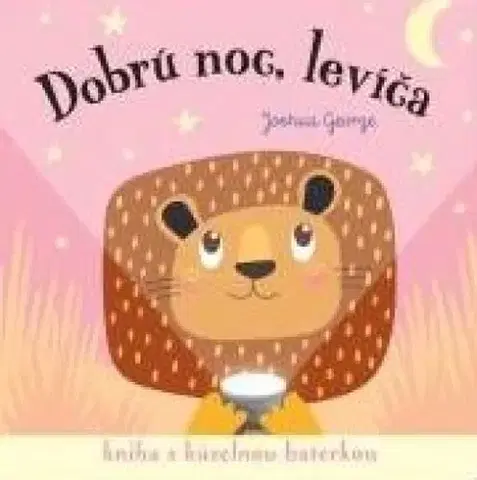 Leporelá, krabičky, puzzle knihy Dobrú noc, levíča! Kniha s kúzelnou baterkou - Kolektív autorov