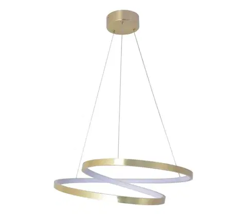 Svietidlá  LED luster na kábli ZEFIRA LED/40W/230V 4000K priemer 50 cm zlatý 328052