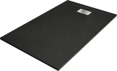 Vane MEXEN/S - Hugo sprchová vanička SMC 150x90, čierna, krytka nerez 42709015-X