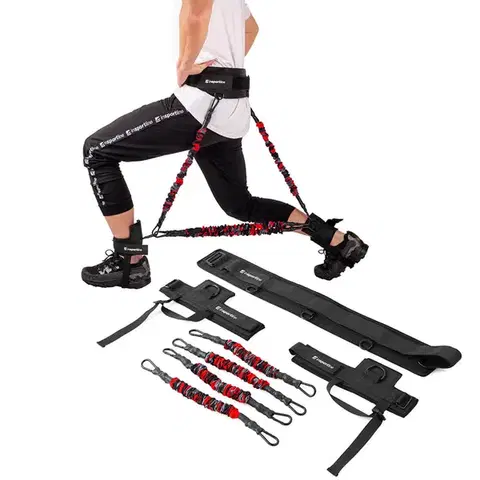 Ostatné fitness náradie Odporový expander inSPORTline Striker Jump 40 cm / 16-64 kg