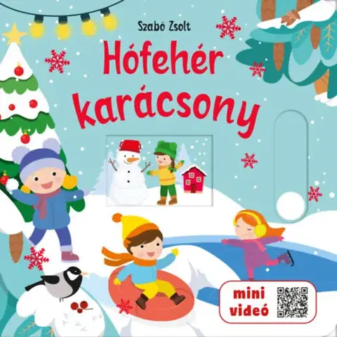 Leporelá, krabičky, puzzle knihy Hófehér karácsony - Zsolt Szabó