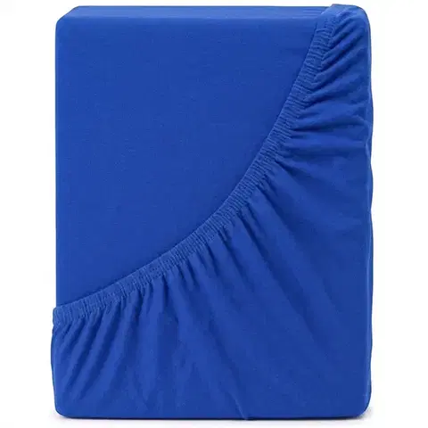 Plachty 4Home jersey prestieradlo Ideál kráľovská modrá, 60 x 120 cm