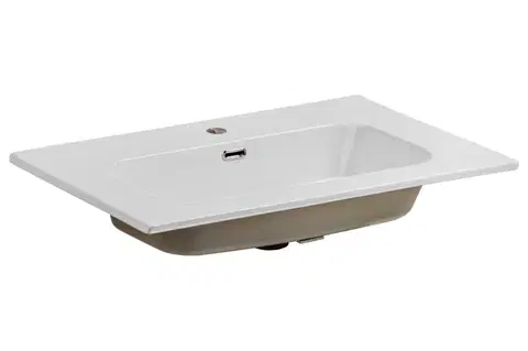 Umývadlá ArtCom Keramické umývadlo GO 70 | biely lesk 70 cm