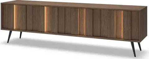 TV stolíky ArtLas TV stolík MAARO 183/4D s LED osvetlením