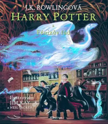 Fantasy, upíri Harry Potter a Fénixův řád - ilustrované vydání - Joanne K. Rowling,Jim Kay,Pavel Medek